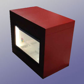 Merah / Putih Tinggi luminance Showcase Tampilan Transparan LCD Iklan