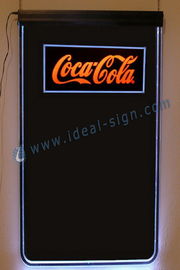 Acrylic Fluorescent Led Dewan Menulis / Menu Board Illuminated Dengan Coca Cola Logo