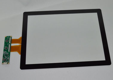 15 Inch 4 poin besar Touch Panel dengan USB / IIC / RS232 Antarmuka