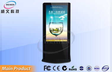 HD 55 Inch Iklan LCD Digital Signage Tampilan Android 4.2 Sistem HDMI 1080P