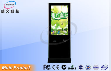 Stand Alone Perak HDMI Jaringan LCD Penayangan Iklan Dengan Remote Control Full HD 1080P