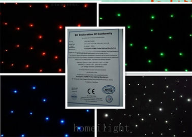 RGBW Christamas LED Cloth Bintang Dengan berkelap-kelip cahaya, fleksibel LED Screen