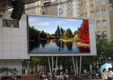 Wireless Animation Video Iklan LED Display Board multi-warna P12 luar ruangan