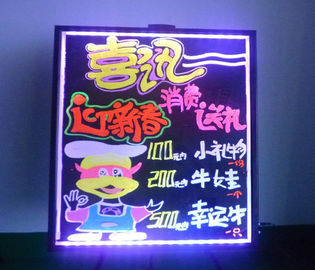 Super terang RGB bisa dihapus papan tulis LED untuk menu makanan 80 * 100cm