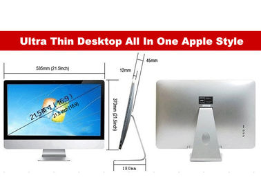 18,5 inci Ultra Slim Desktop All In One Komputer Dengan Wifi, HD Camera, DVD driver