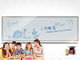 1400x4000mm Mahasiswa kering Erase Boards untuk Ruang Kelas dengan Aluminium Bingkai permukaan Magnetic