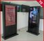 Luar ruangan Interaktif Kios lcd display digital signage fleksibel resolusi tinggi