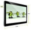 32 Inch Horizontal Logam Shell Monitor LCD Digital Signage Tampilan Dengan dikeraskan Glass