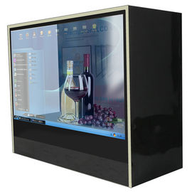 Museum 21,5 &quot;Stand Alone HD Transparan LCD Display Box / Touch Screen Kios