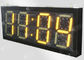 Waktu / Suhu LED Digital Signage Lajang / Warna Dual Nomor LED Tampilan