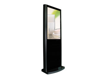 42 Inch Touch Screen Digital Signage Standing Kiosk LCD Display untuk Bandara / Bank