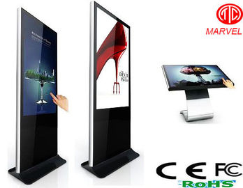 Kecerahan tinggi Berdiri LCD Sendiri Digital Signage Tampilan Dengan Wifi 3G