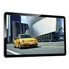 Toko kain 32 &quot;Wall Mounted Digital Signage USB Fungsi Untuk Iklan