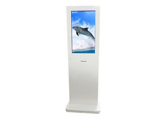 Full Screen / Berpisah Putih Stand Alone Digital Signage HDMI Jaringan 1080P HD