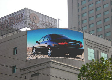 Tinggi Kontras luar ruangan dipimpin layar iklan layar warna Led penuh Estat 20mm Pixels