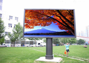 Tinggi Kontras luar ruangan dipimpin layar iklan layar warna Led penuh Estat 20mm Pixels