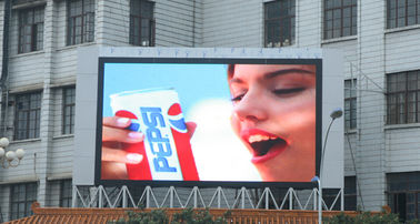 Elektronik Outdoor Advertising Led Screen Display Tinggi Denifition