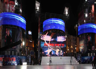 P20 P31.75 P40 jala fleksibel strip layar LED outdoor Scrolling DIP RGB