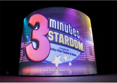 Lapangan 6,25 mm Rental dalam ruangan LED Display Sistem Full Color ramping dan ringan