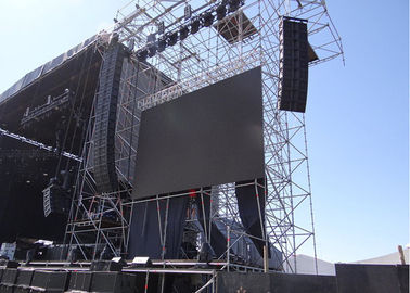 P10 Rental terbuka LED Display Curtain Video Wall Synchronous SMD kecerahan otomatis