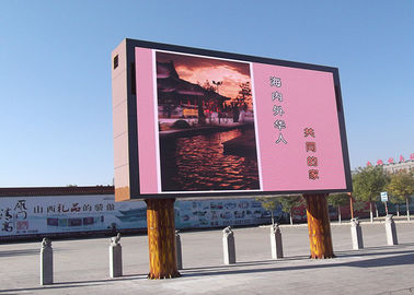 IP65 terbuka RGB Iklan statis LED Display P20 papan digital di taman bermain