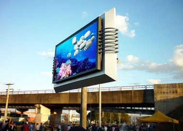 kecerahan tinggi layar LED 8000CD P14 Iklan LED Screen 2R1G1B Waterproof