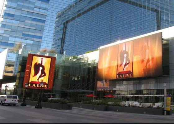 Tahan debu telekomunikasi Iklan LED Display Tanda 7500 kecerahan nit
