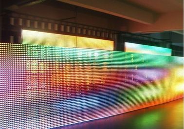 Kustom P31.25 Rgb LED Tirai Outdoor Advertising LED Screen Display