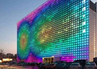 Kustom P31.25 Rgb LED Tirai Outdoor Advertising LED Screen Display