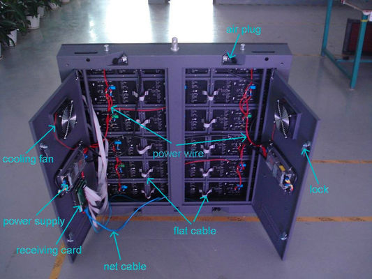 P10 Besar Elektronik Outdoor Advertising Led 160mm * 160mm