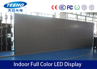 Penyewaan penuh warna Indoor Advertising LED Display layar 1R1G1B P7.62, 1000Hz