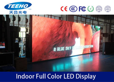 Penyewaan penuh warna Indoor Advertising LED Display layar 1R1G1B P7.62, 1000Hz
