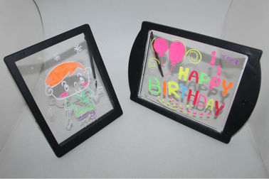 Sihir Kecil Portabel dipimpin papan tulis neon dengan Marker Pen 20 x 3 x 22.5cm
