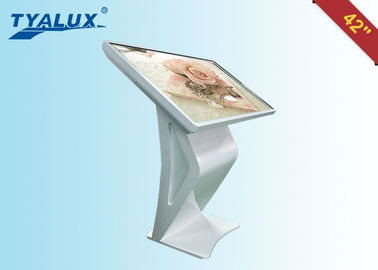 Ultrathin Iklan Touch Screen LCD Interaktif Digital Signage untuk Supermarket