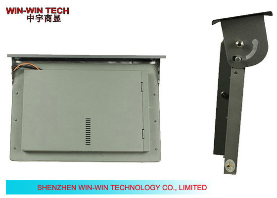 Wide Screen Ceiling Mount Bus Interaktif Digital Signage Metal Case