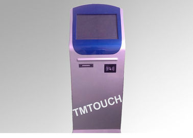 Tegak Kustom Informasi Interaktif Kios Multi-Function dengan Card Reader Printer Thermal