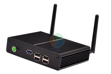 N3520 Quad Core XBMC tanpa kipas Micro PC WiFi 300M USB 3.0 2.166Ghz, tanpa kipas Komputer Kasus