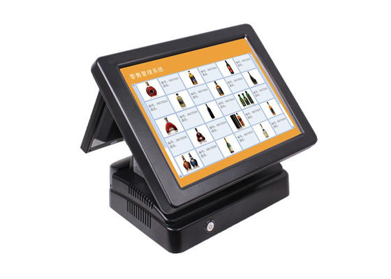 Restaurant Jaringan POS Terminal Pelanggan Tampilan 15 &quot;5 Kawat Resistive Touch Screen
