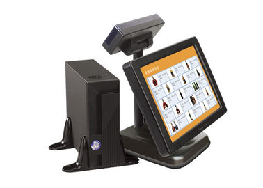 15 Inch Interaktif Touch Screen POS Terminal dengan cuctomer Tampilan