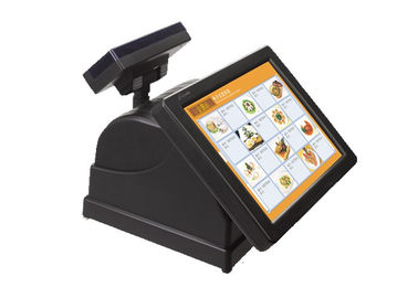 15 inch POS Interaktif LCD TFT Resistive Terminal Touch Screen Untuk Cafe Bar